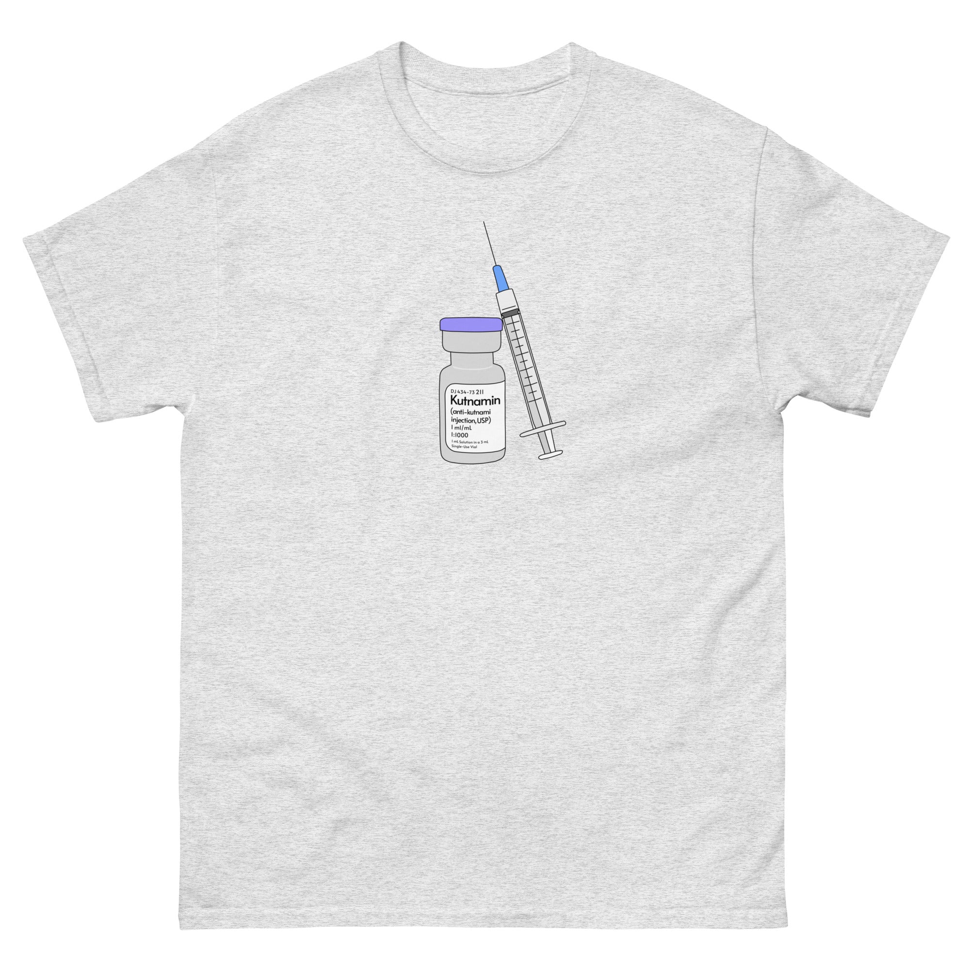 Anti-Kutnami Shot Bangladeshi Tshirt Ash