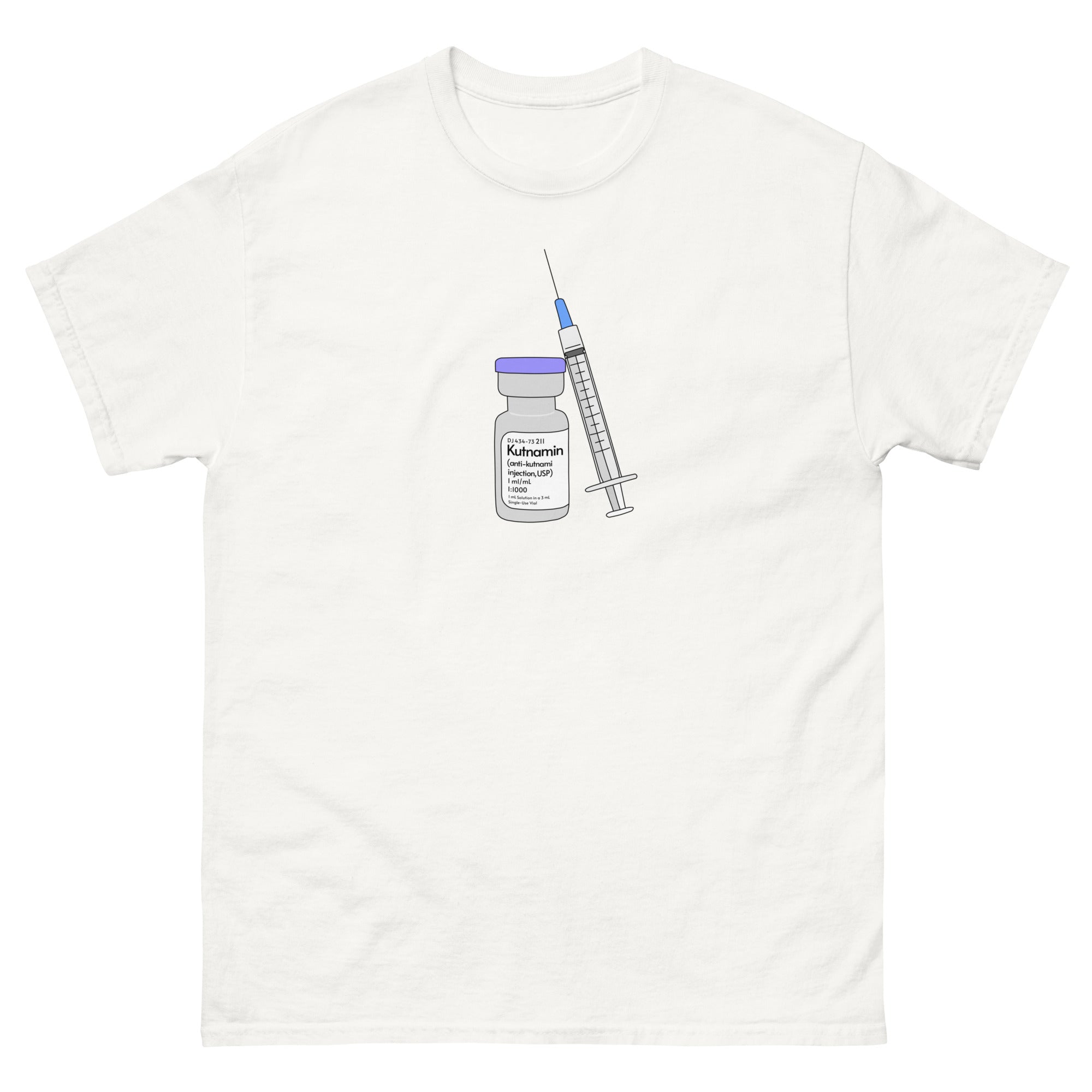 Anti-Kutnami Shot Bangladeshi Tshirt White