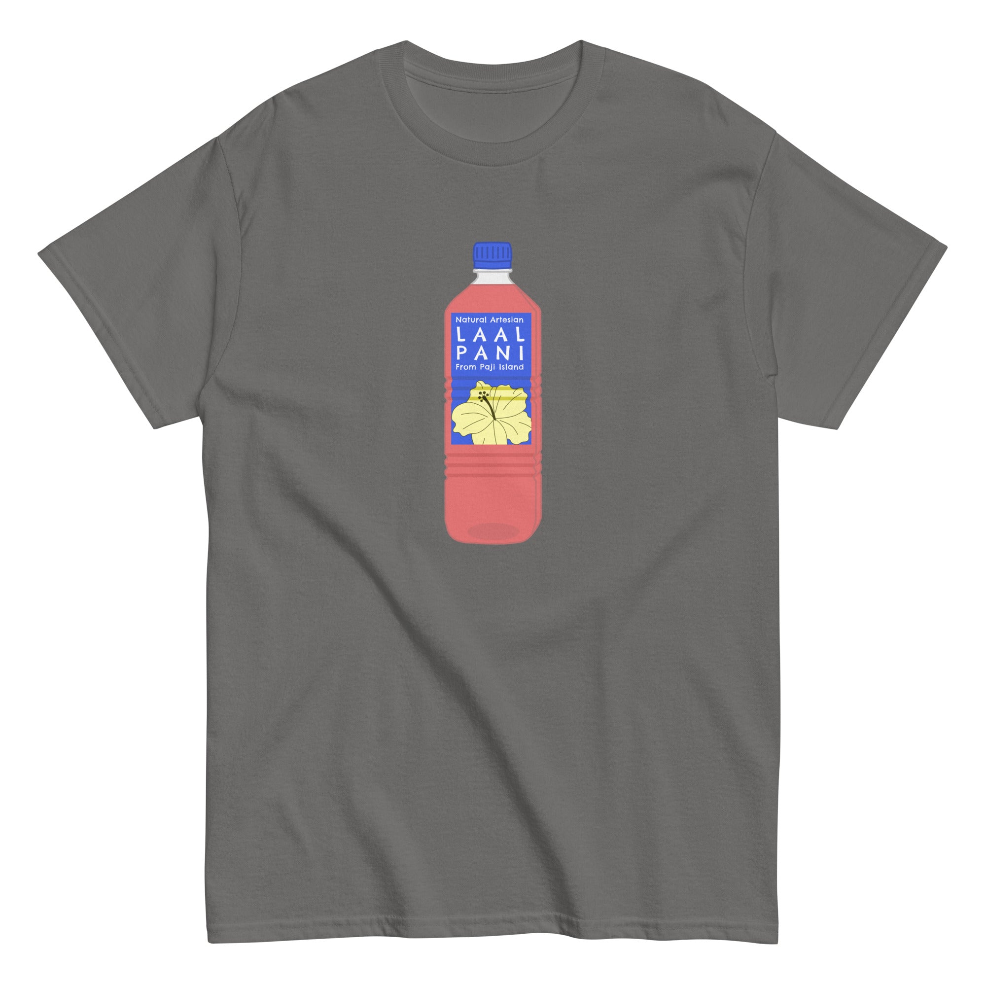 Laal Pani Water Bottle Bangladeshi Tshirt Charcoal