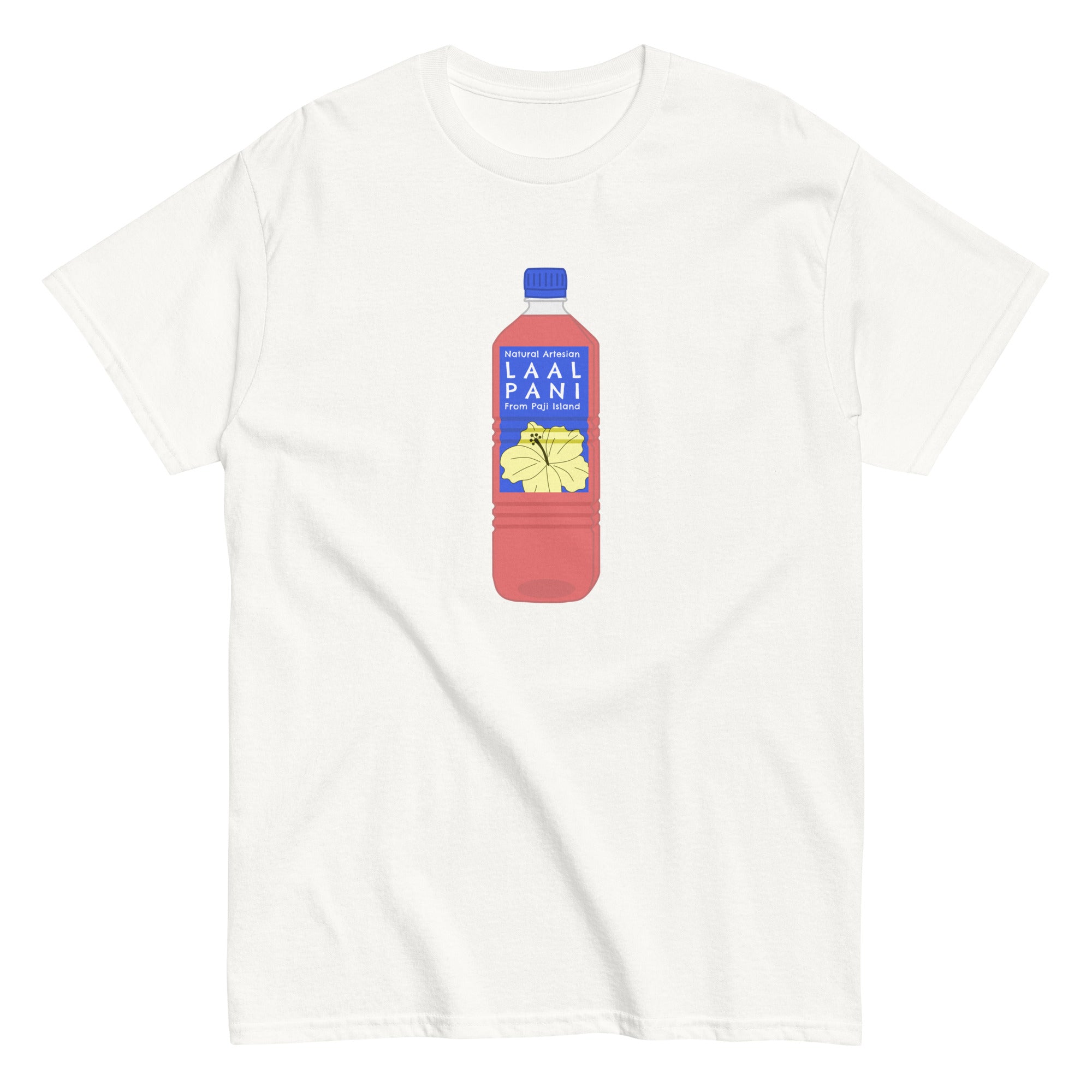 Laal Pani Water Bottle Bangladeshi Tshirt White