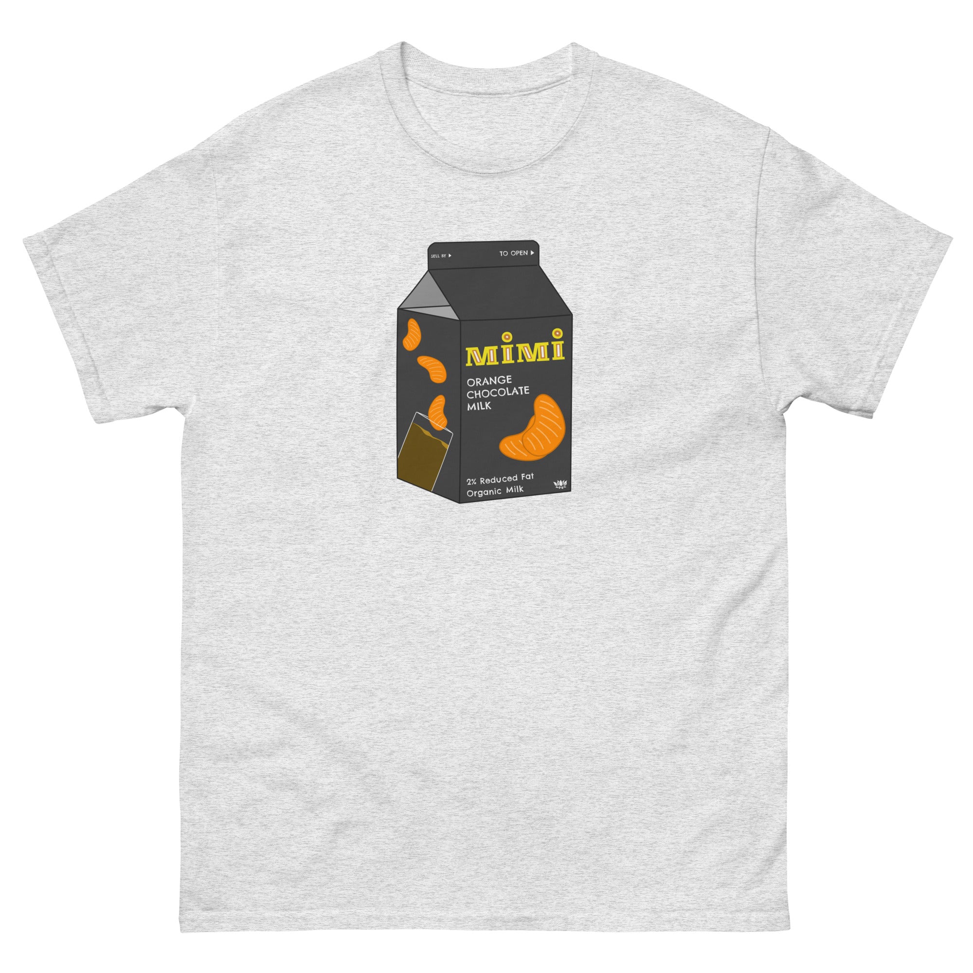 Mimi Chocolate Milk Bangladeshi Tshirt Ash