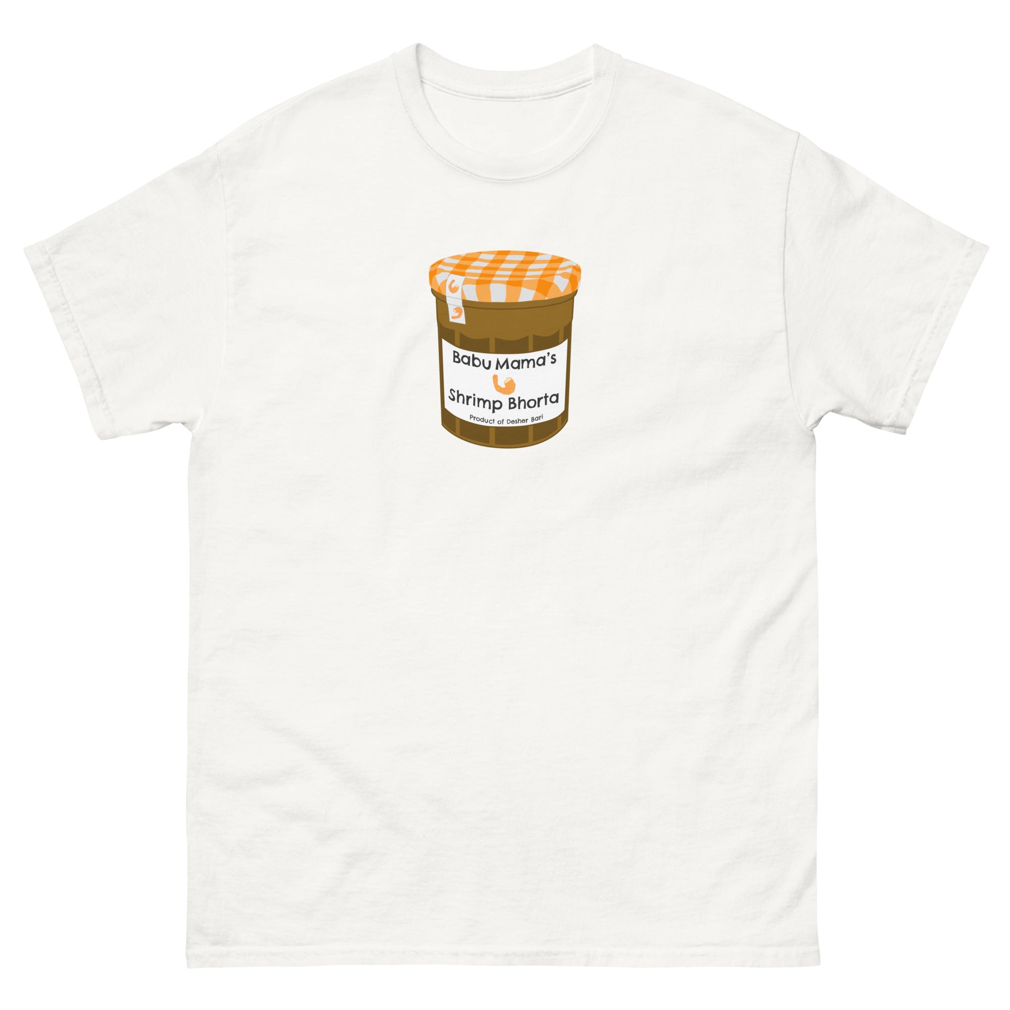 Shrimp Bhorta Bangladeshi Tshirt White