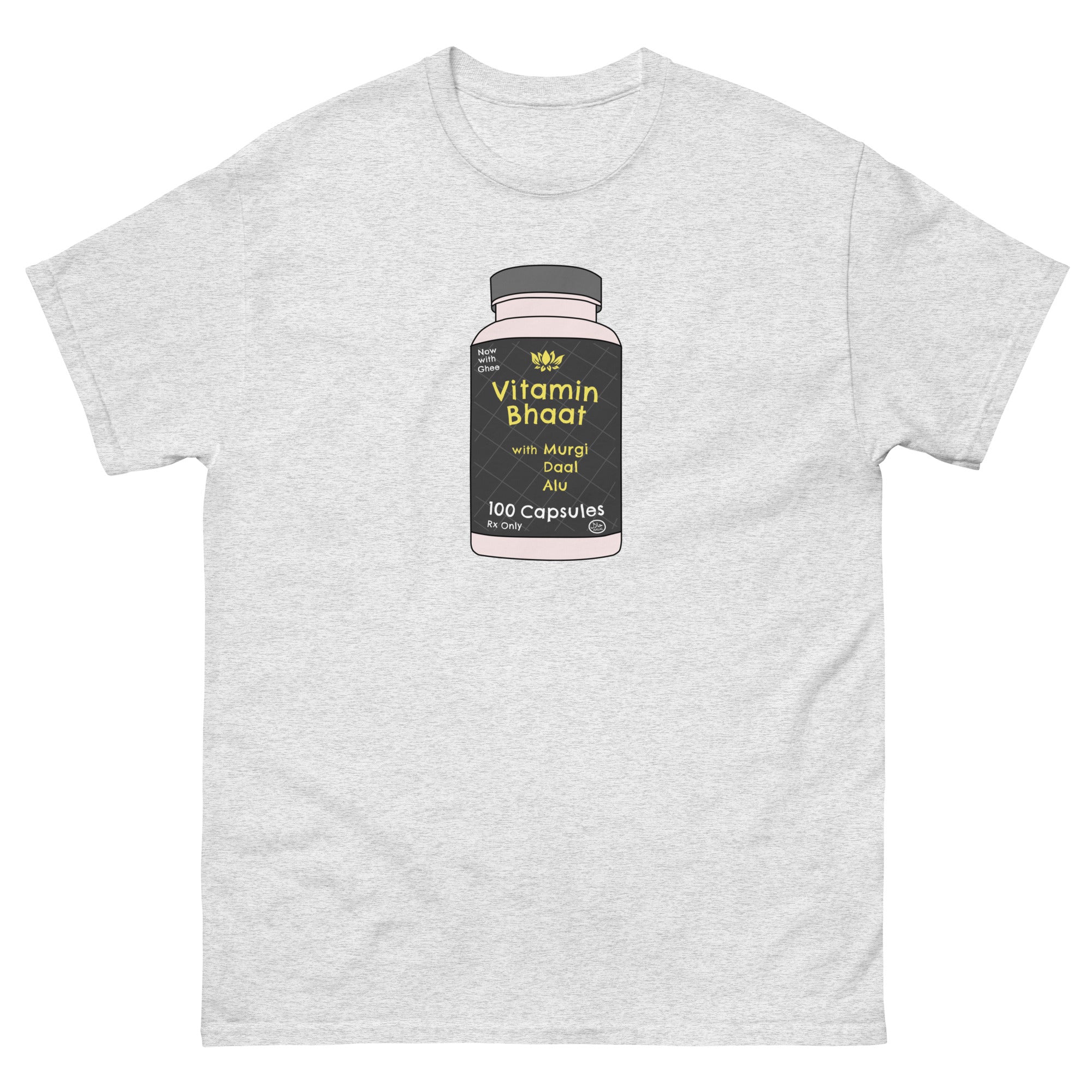 Vitamin Bhaat Bangladeshi Tshirt Ash