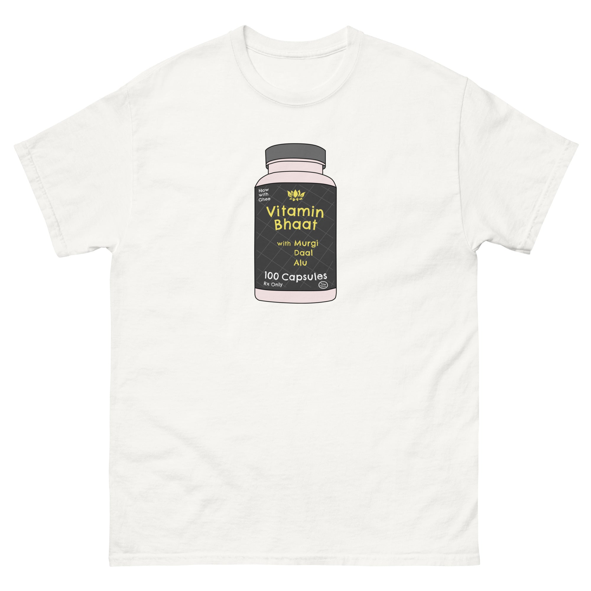 Vitamin Bhaat Bangladeshi Tshirt White